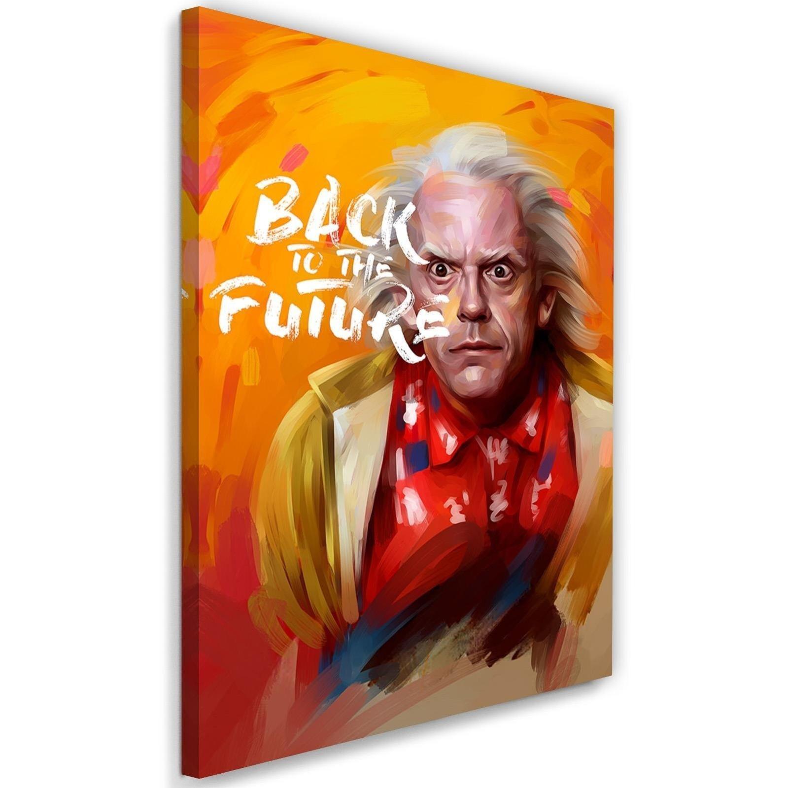 Tableau Retour vers le Futur Doc 70 x 100 cm Leroy Merlin