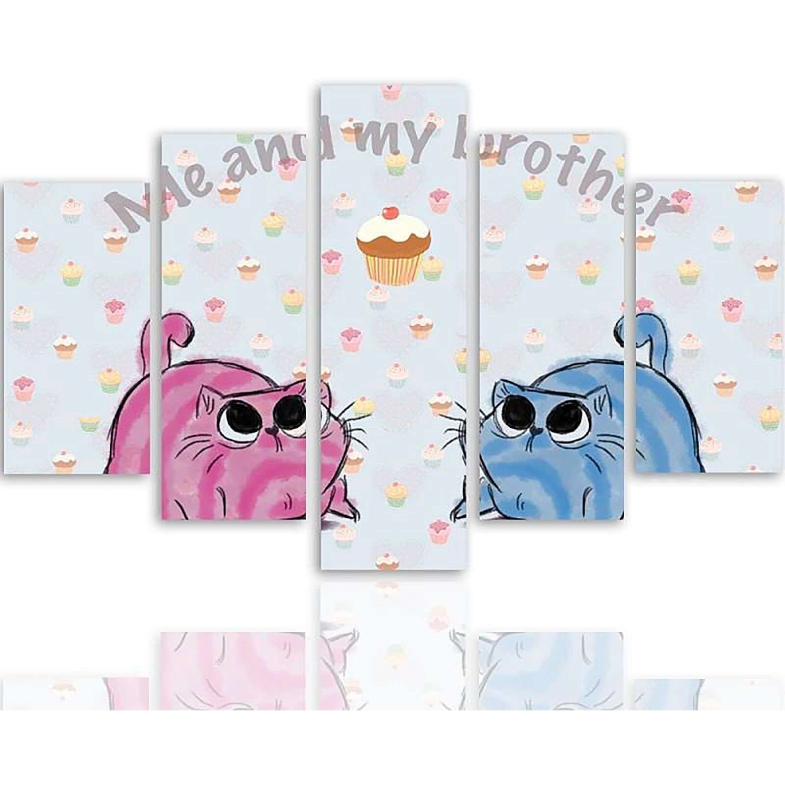 Tableau moi et mon frère 250 x 120 cm Leroy Merlin