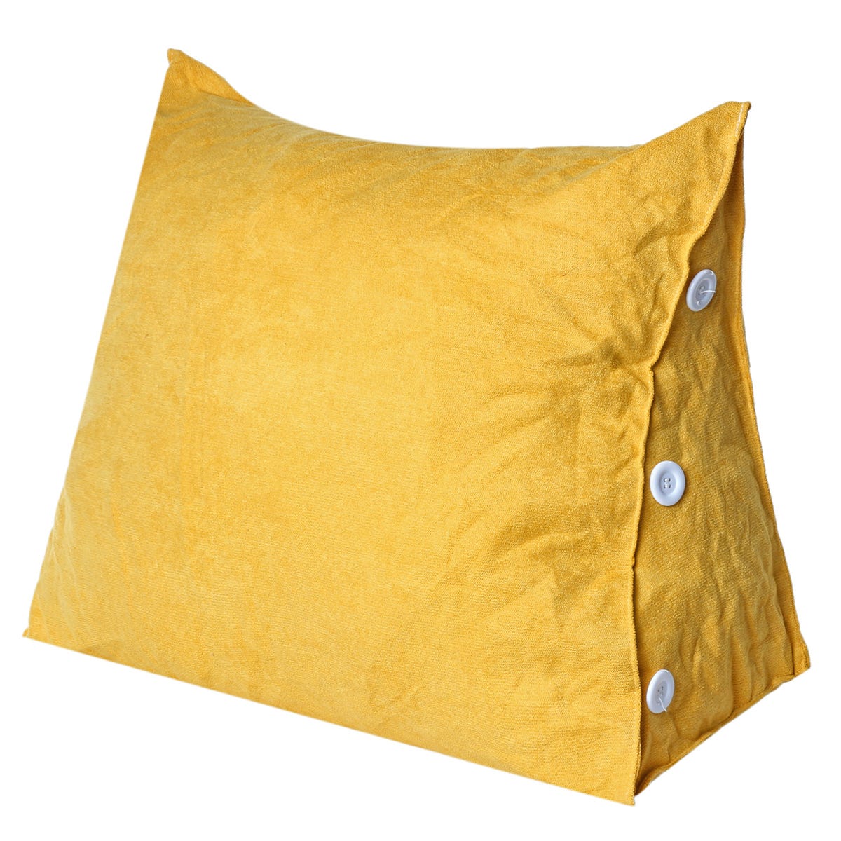Oreiller doux pour tête de lit – Oreiller triangulaire avec housse amovible  – 100 x 50 x 20 cm – Coussin de soutien lombaire pour enfant adulte –