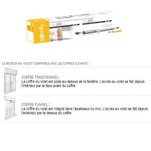 Kit Motorisation Volet Roulant Coffre Tradi OXIMO 