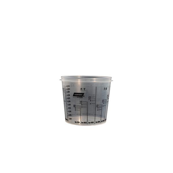 2 Scatole Per Miscelazione Colori Smaltate - Grigio Pietra - Alta Qualità Per Pittura E Hobby