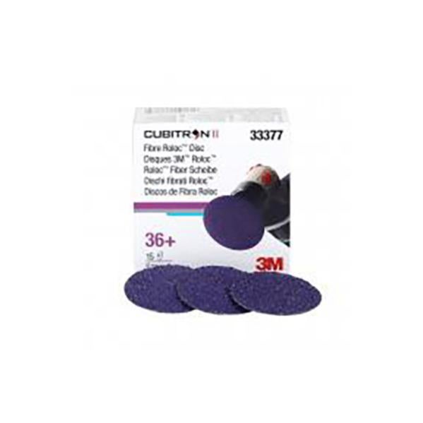 33377 3M Cubitron ABRASIVE II DISCS Roloc GRIT 36+ PIECES 15 | Leroy Merlin