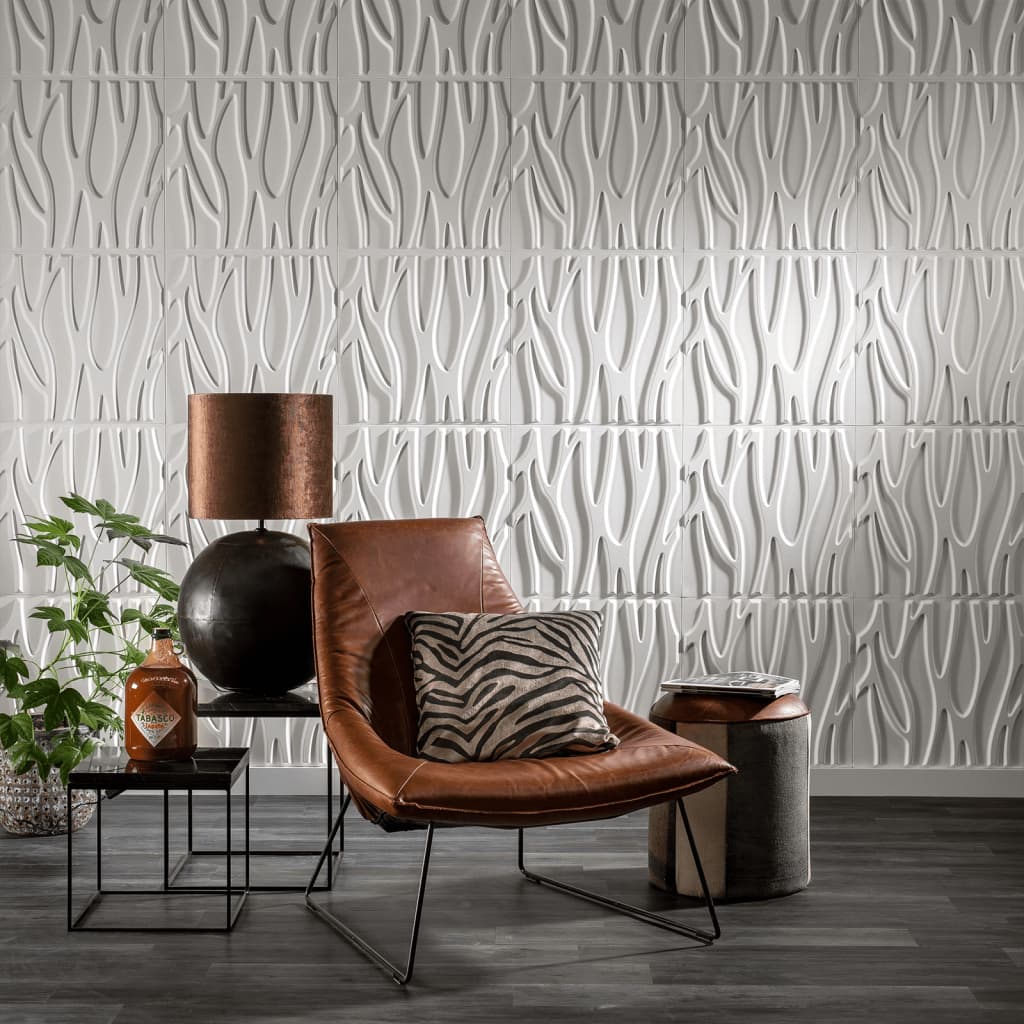  Paneles decorativos para pared 3D de Art3d, PVC, fibra