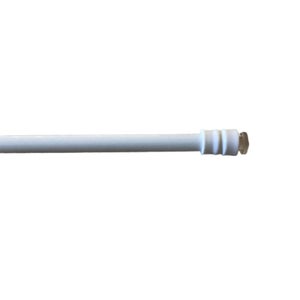 Tringle autobloquante extensible fine (L40 - L60 cm / D10 mm) Rond Blanc -  Accessoire et tringle rideau - Eminza