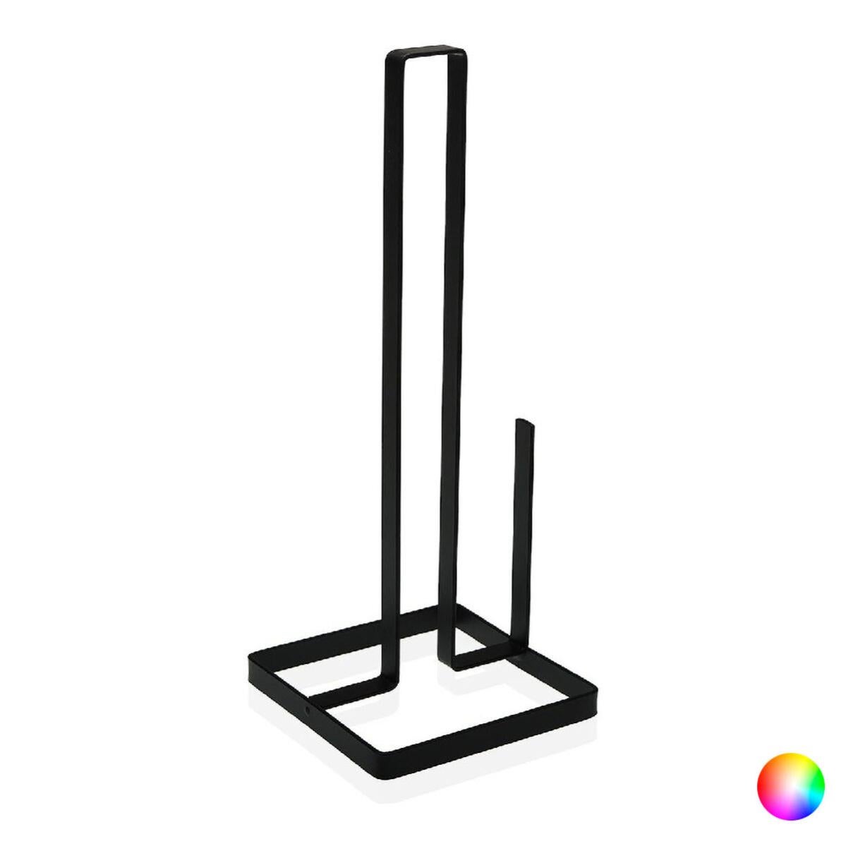 Porta Rotolo Carta Da Cucina In Acciaio Inox 304 Nero Opaco 33cm Autoadesivo O Forato