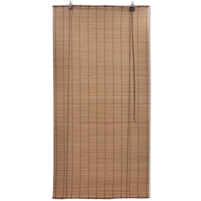Cortinas de bambú con varillas para ventanas, ventana enrollable de bambú  sin cordones, persiana enrollable de caña natural, cortinas enrollables con