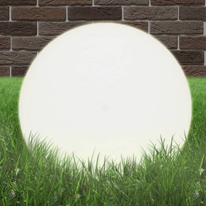 Boule lumineuse BALL (D35cm) en polyéthylène blanc