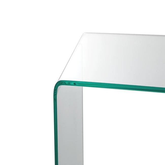 Tavolino in vetro trasparente COMPASS