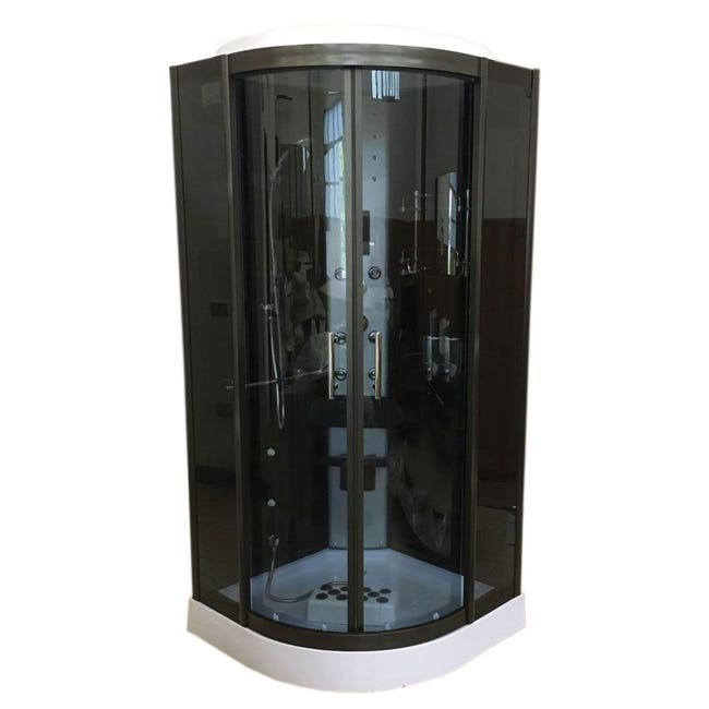 Cabina de ducha hidromasaje 100 x 80 cm Novellini Eon A