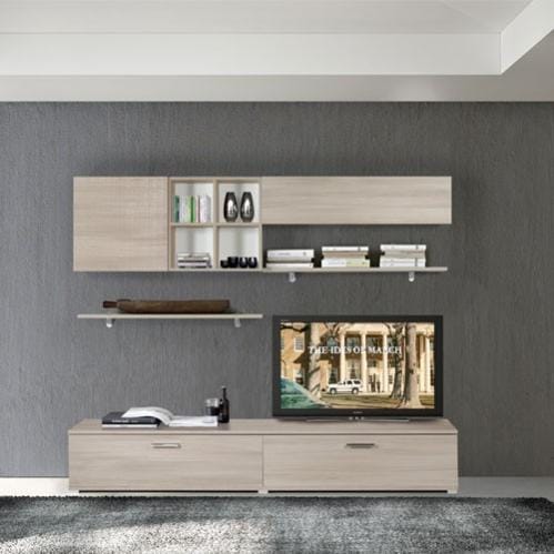 Parete attrezzata rovere Sunset 41 | in offerta su Garnero Arredamenti Parete attrezzata rovere Sunset 41 | in offerta su Garnero Arredamenti