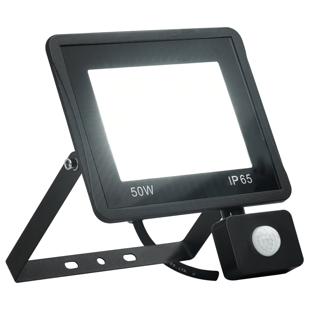 Vidaxl foco led con sensor 50 w blanco frío