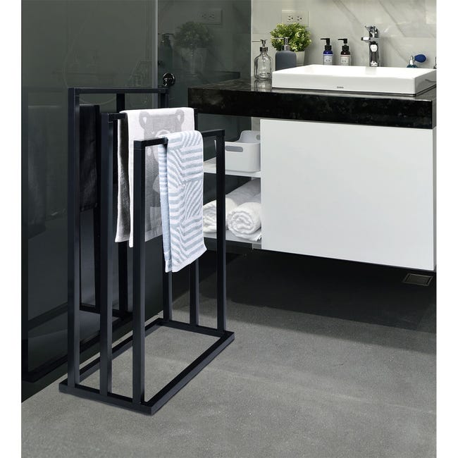 Porte-papier toilette adhésif noir mat en acier inoxydable - Chine Porte-serviette  en acier inoxydable, porte-serviette en tissu