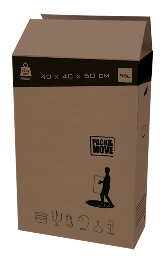 Certifiés FSC 70% Charge max 20KG / 110L Made in France Lot de 15 cartons de déménagement multi-hauteurs 