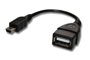 Cavo prolunga USB 3.0 Tipo A da 15 cm da A ad A di colore nero - Maschio /  Femmina
