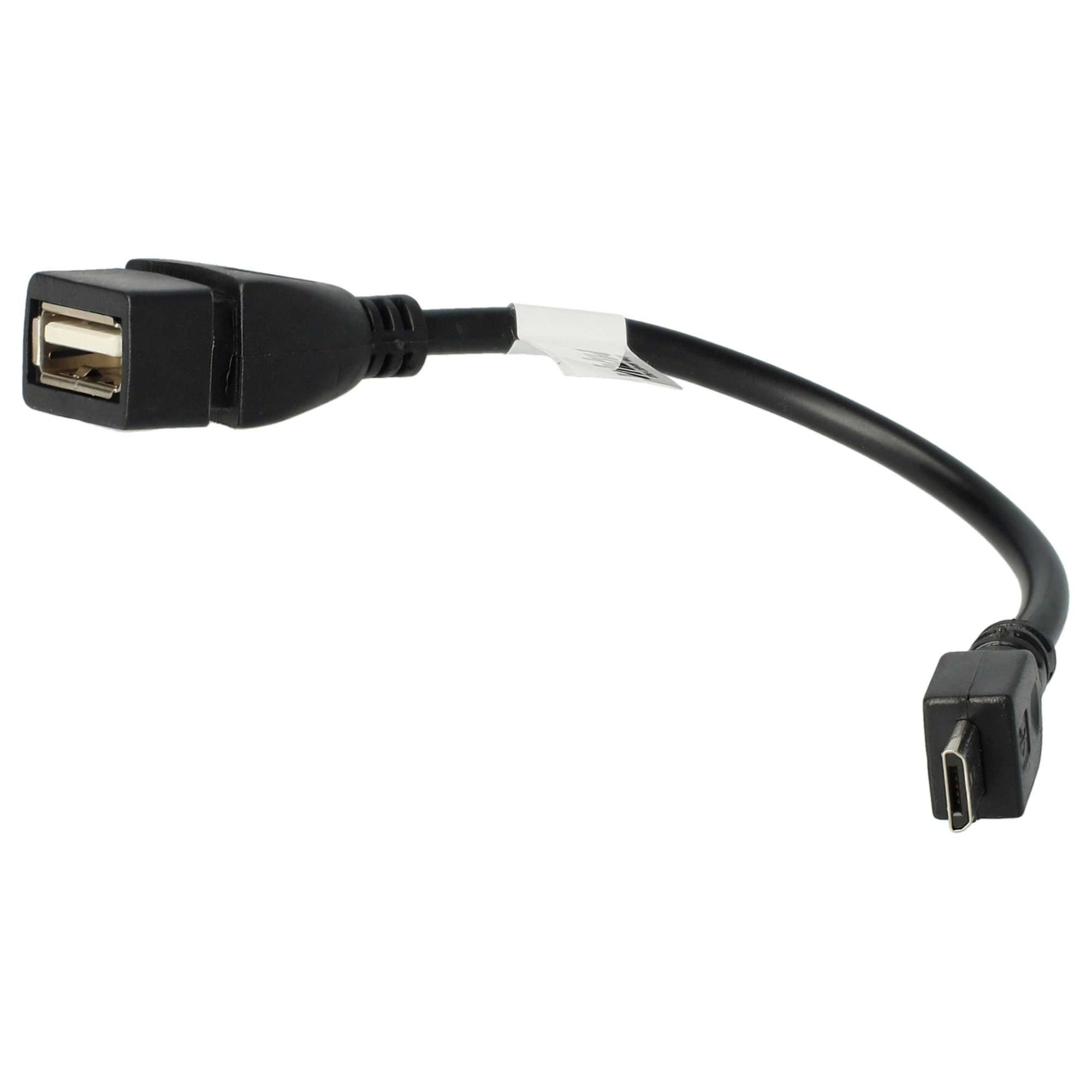 Cable USB OTG Host Cable - MicroB OTG Male Vers Femelle A - Semageek
