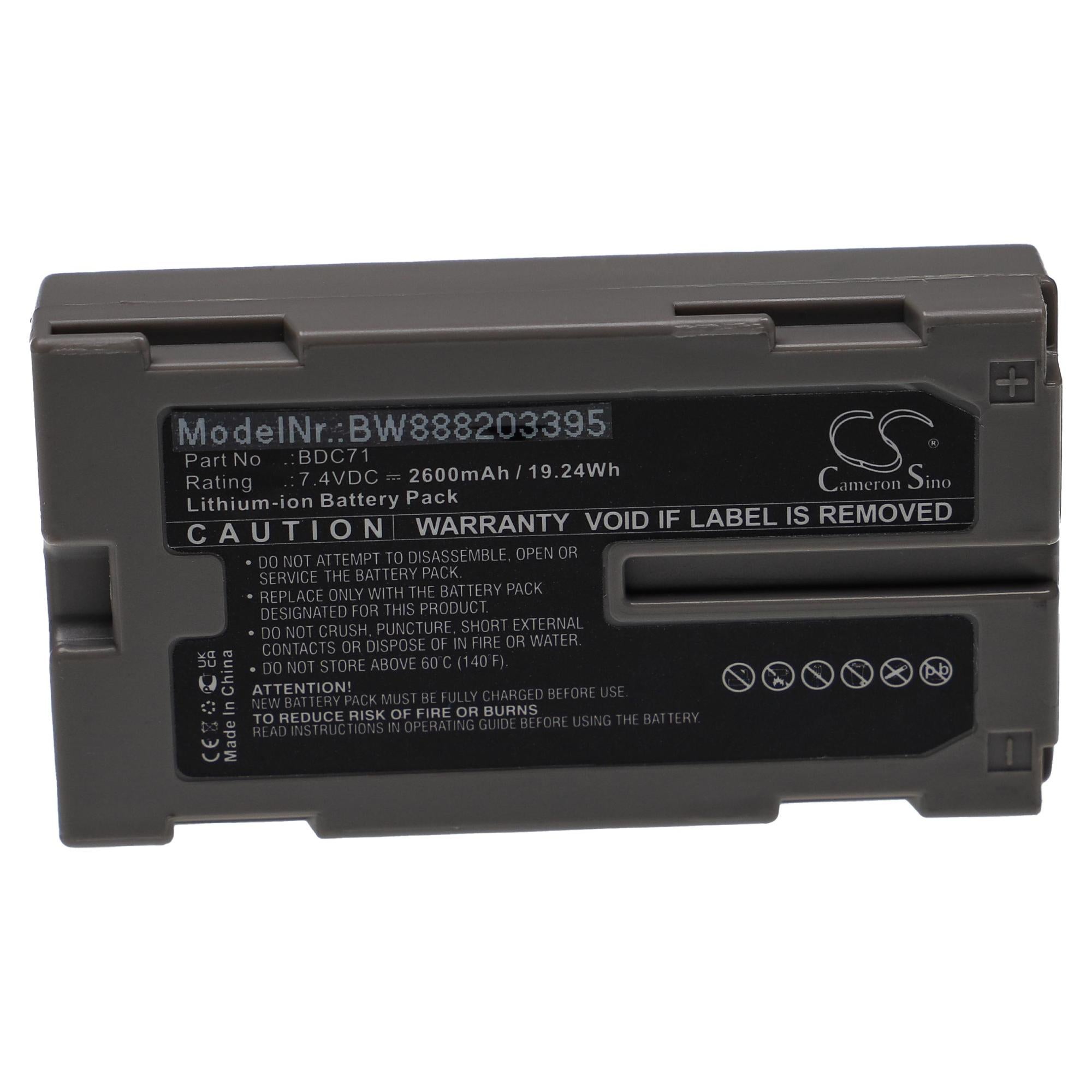 Batterie Lithium-ion De Rechange 2600 MAh 3,7V Pour Analyseur De Combustion Testo 320 - Compatible 0515 5046 - 3