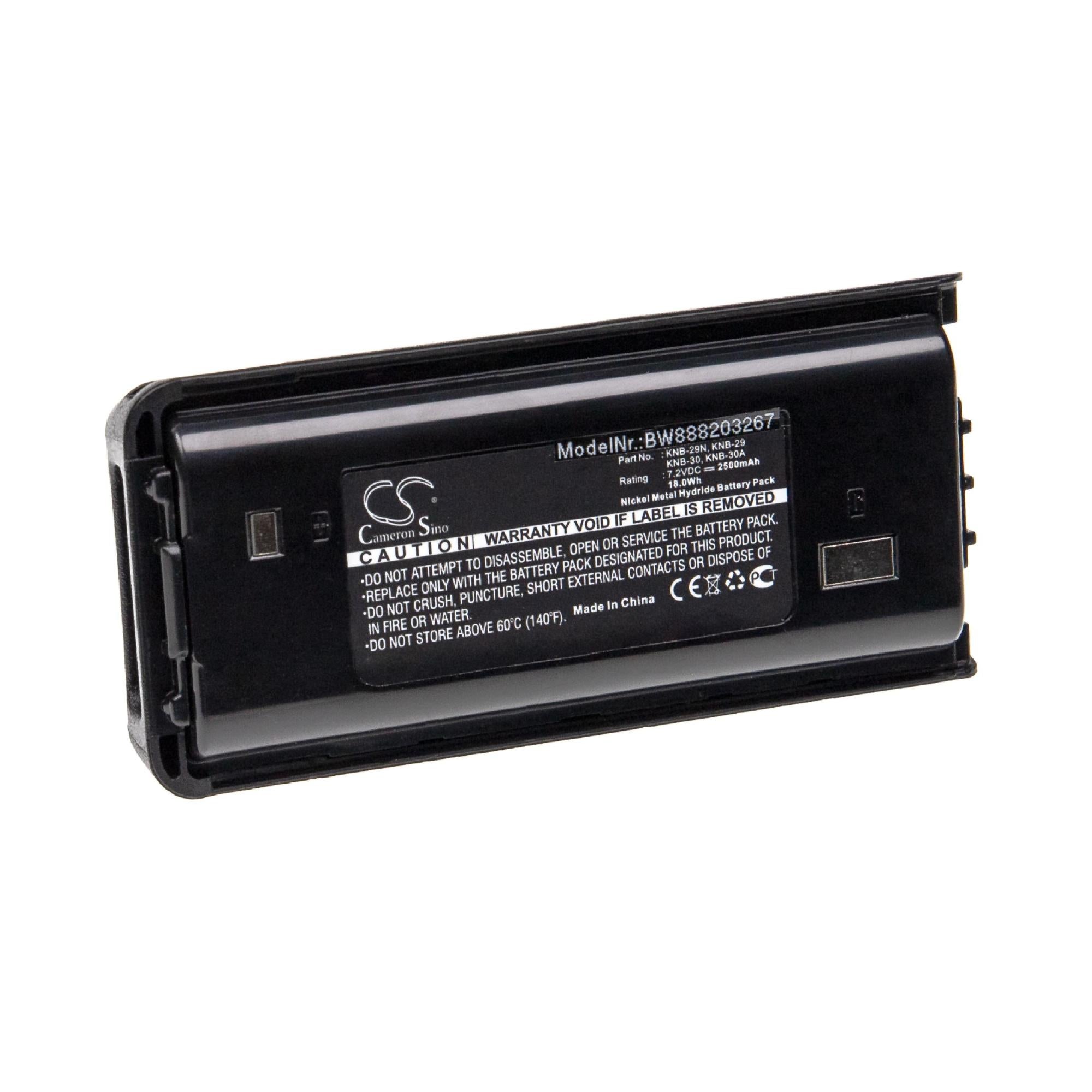 7,2V 1650mAh NiMH Akku Für Kenwood KNB-29, KNB-30 – 1 Jahr Garantie, Austauschakku