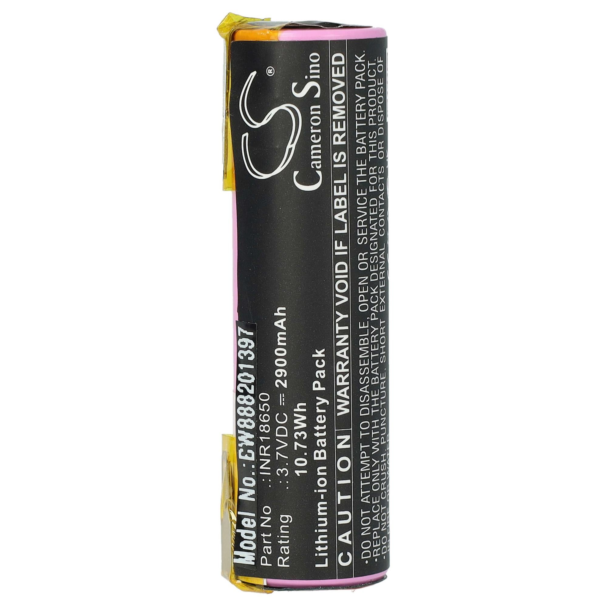 vhbw celle batteria compatibile con Sony MZ-E710, MZ-E75, MZ-E77 lettore CD/ Minidisc (1100mAh, 1,2V, NiMH), button top, 7/5F6