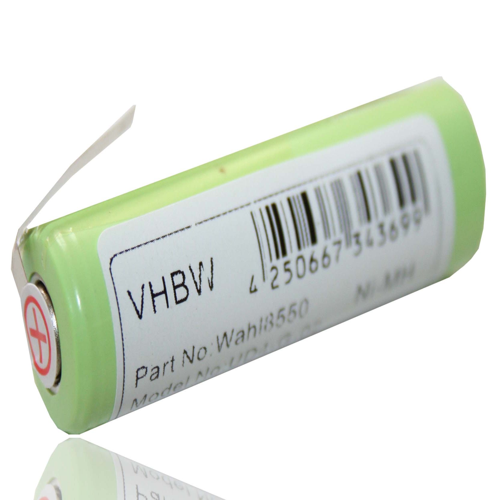 Vhbw batteria compatibile con Remington R851, R856, R860, R870, R875, R890,  R-9100 rasoio elettrico (2000mAh, 1,2V, NiMH)