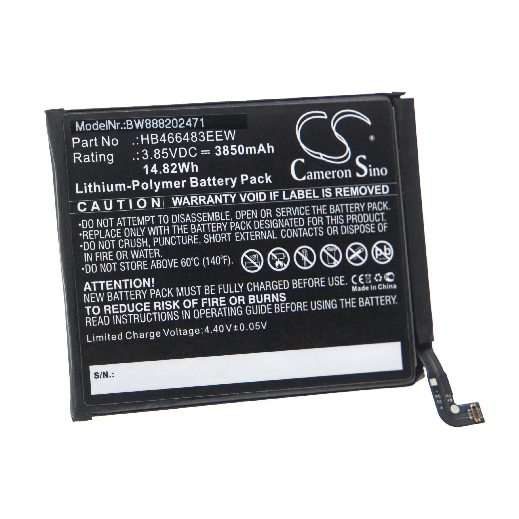 Vhbw Batterie compatible avec Huawei Honor 30S 5G smartphone (3850mAh ...