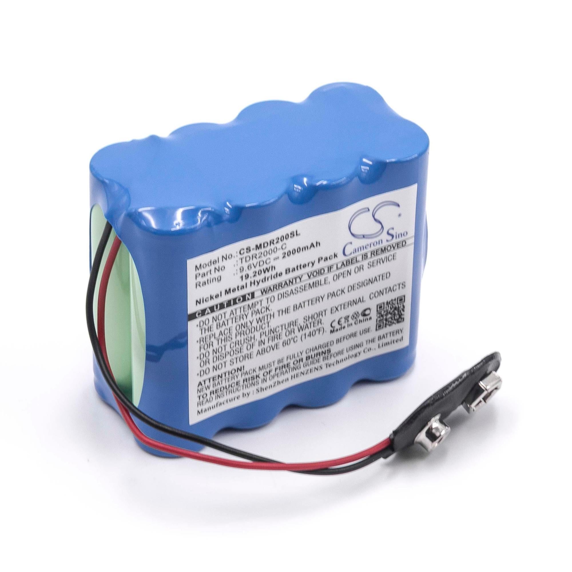 Batterie NiMH 1500mAh 4.8V Vhbw - Pour Simulateur Musculaire Compex (remplace 4H-AA2000, Etc.)