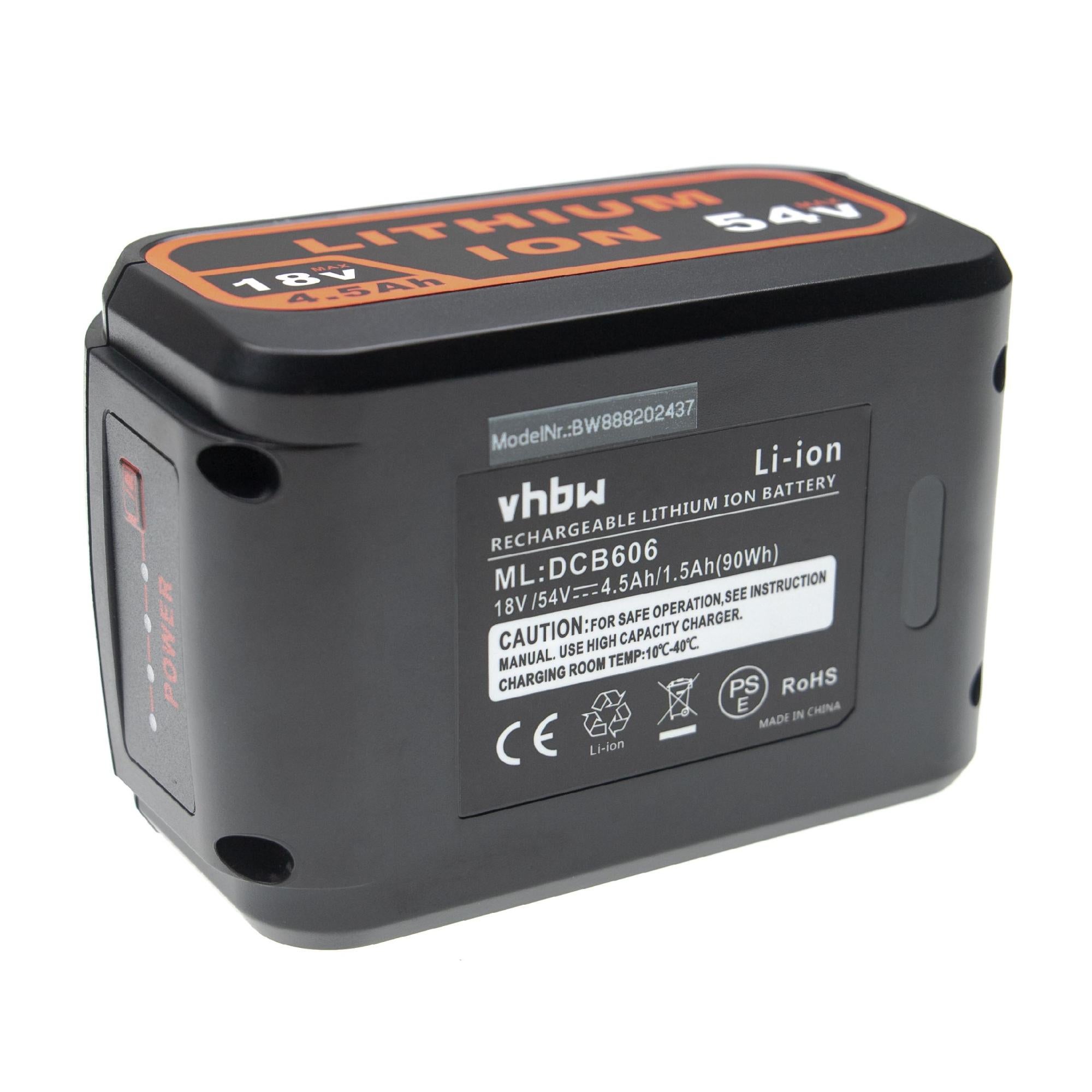 Vhbw Batterie compatible avec DeWalt 