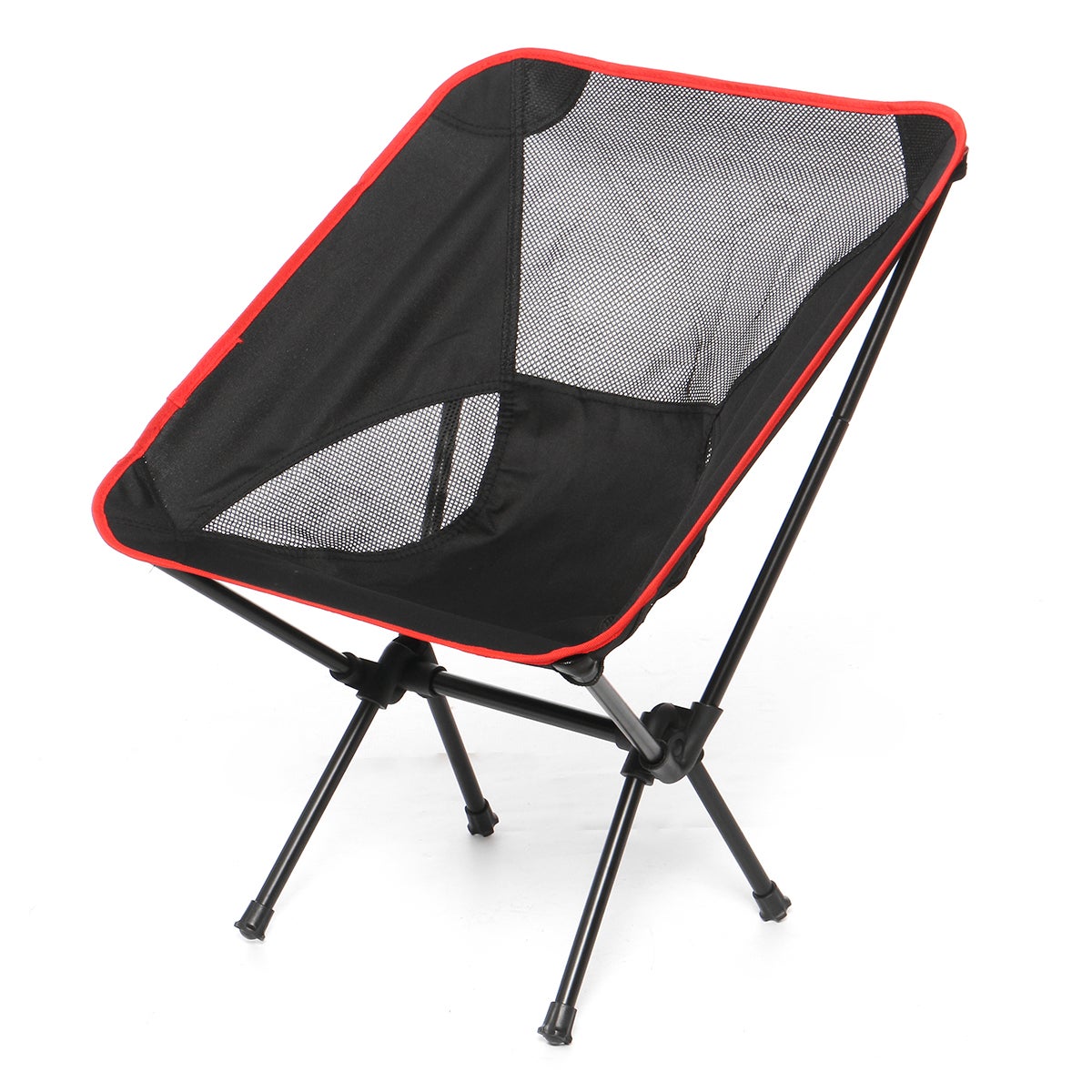 Casa Pro ® 2x da campeggio sedia pieghevole sedia sedia da giardino sedia da pesca sedia Angel Nero 