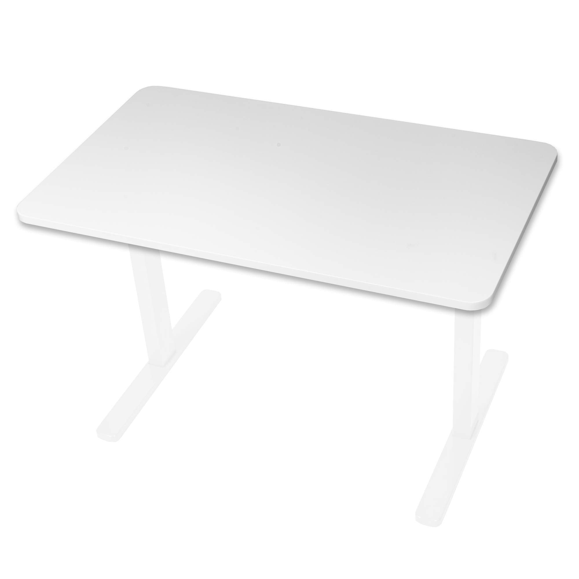 Duronic tt127 we sobremesa para marco de escritorio, tabla de 120x70cm compatible con gama marcos tm para estaciones de trabajo ergonómicas - blanco
