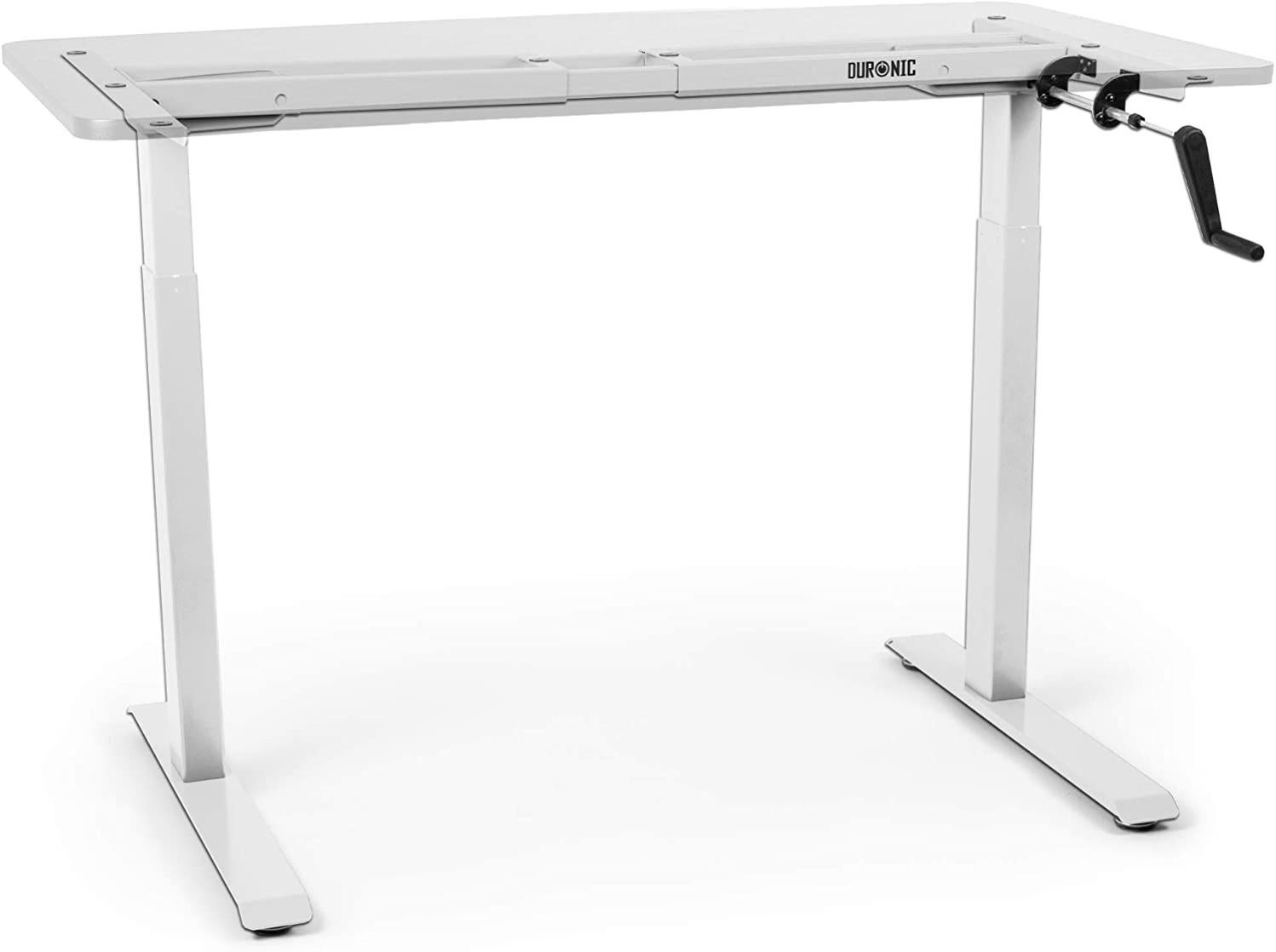 Dhom - Scrivania Moderna Bianca Con Ante Lucide 120x60x76cm, Scrivania Bianca Mo