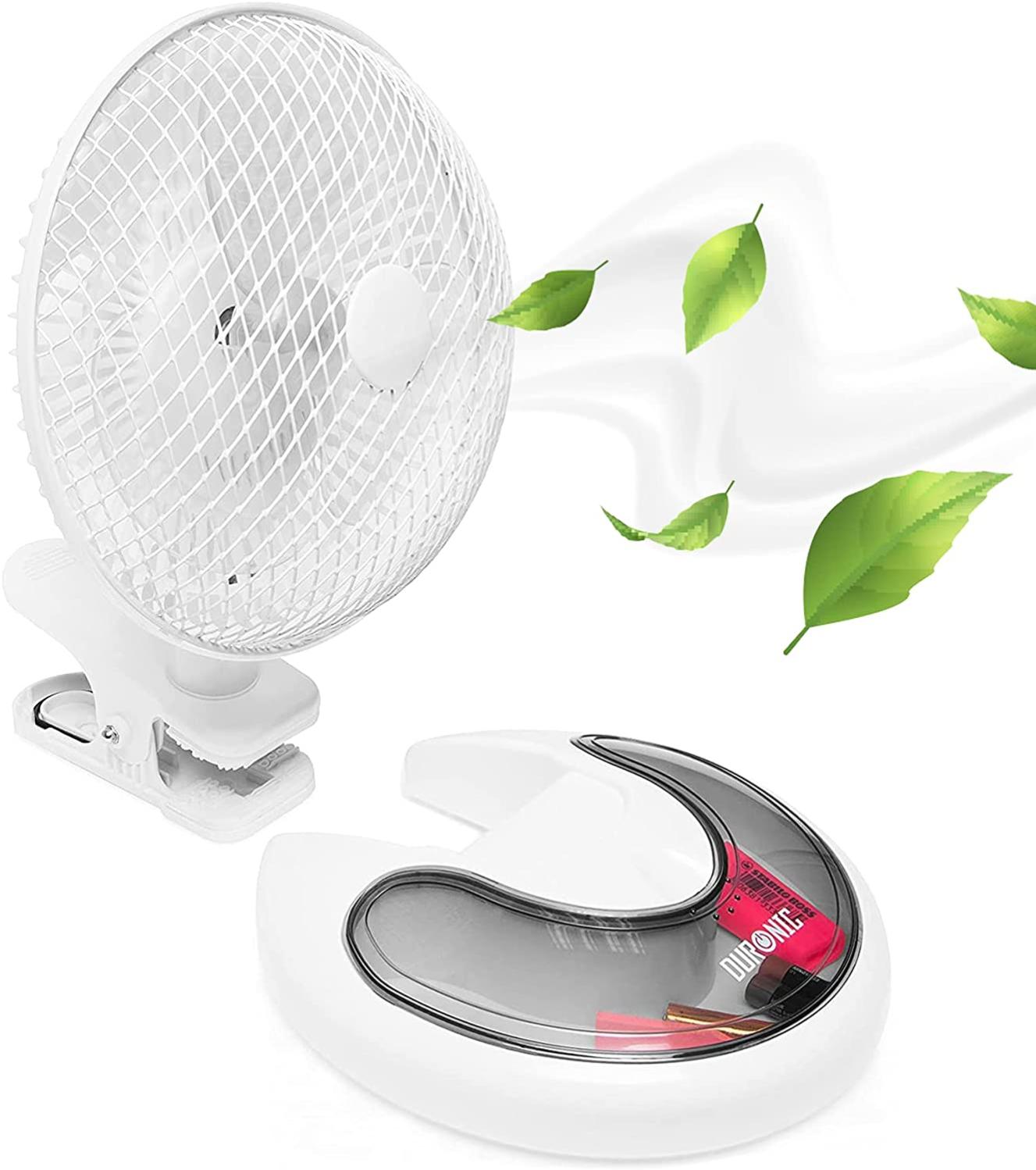 Duronic FN15 Mini ventilatore da tavolo 30W Diametro 15 2 Velocità