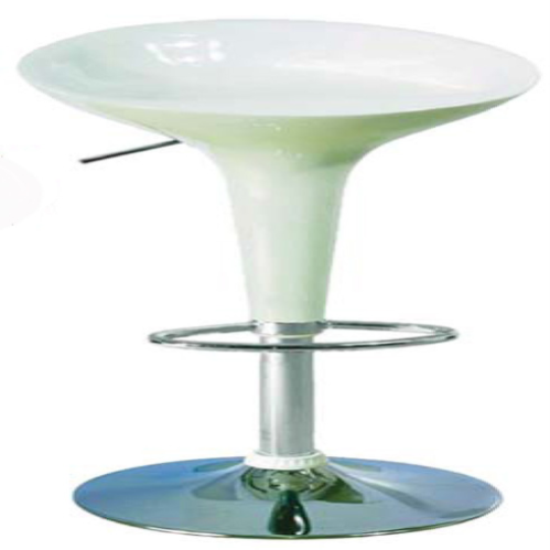 OOKSEN Sgabello Da Bar Intrecciato Bianco - Legno Ciliegio, Seduta 45 Cm, Senza Schienale, Capacità 113 Kg