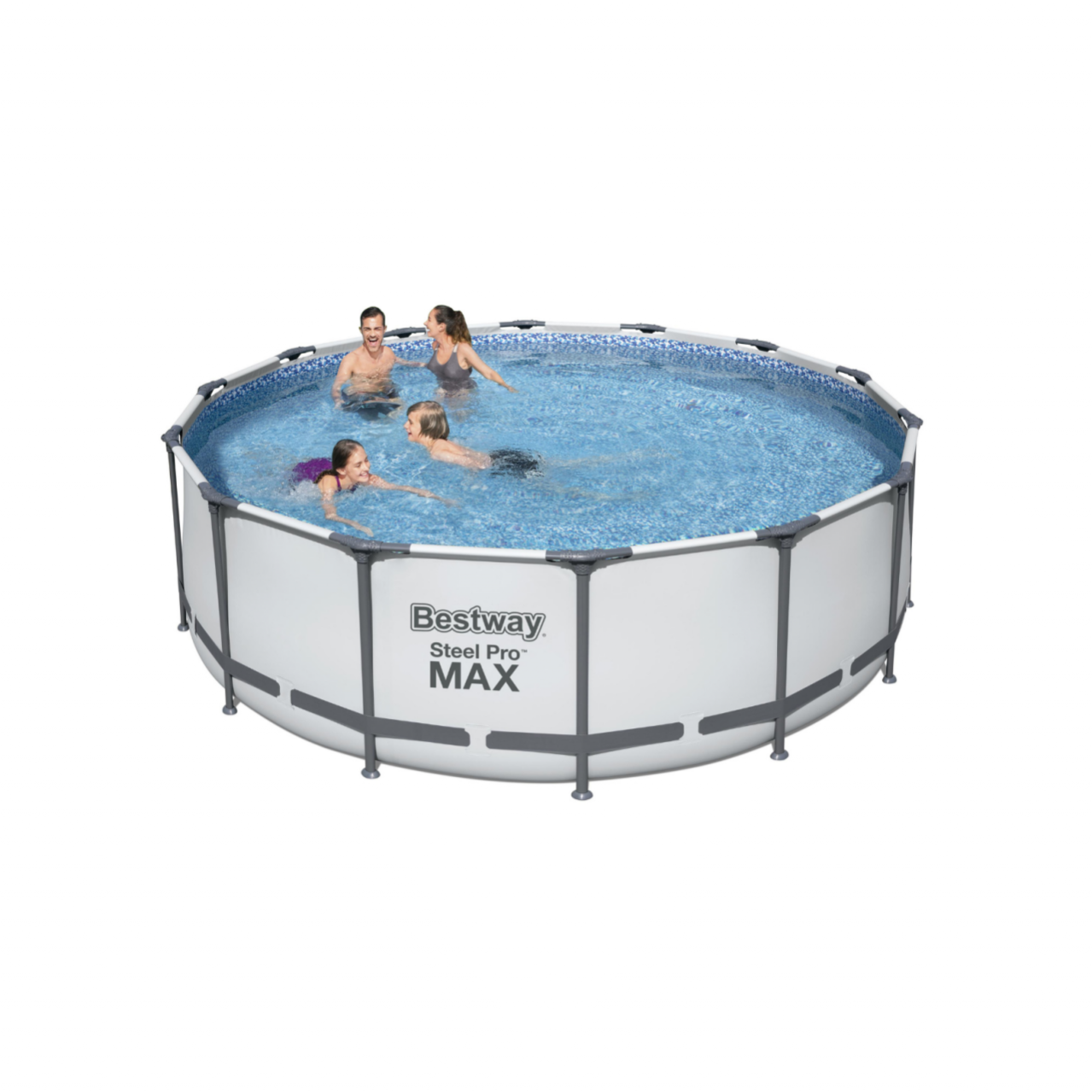 Piscina Con Frame Más Bomba 366 X 76H 56416 Sin Escalera