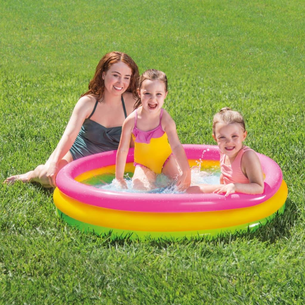 Piscina Infantil Intex Hinchable Tricolor 114X25 Cm