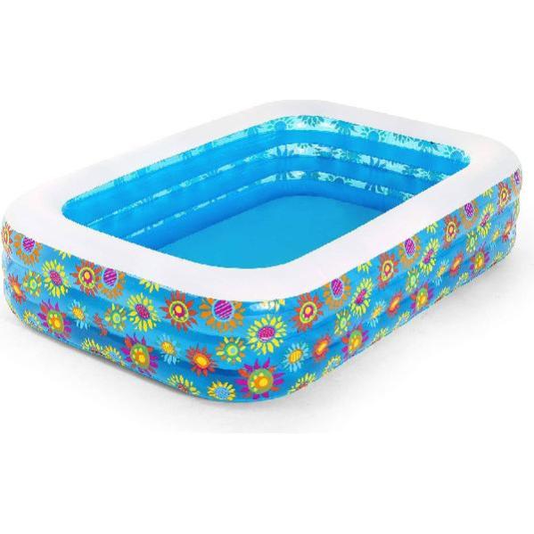 Piscina Gonfiabile Famiglia 305x183 Cm - Per Bambini E Adulti