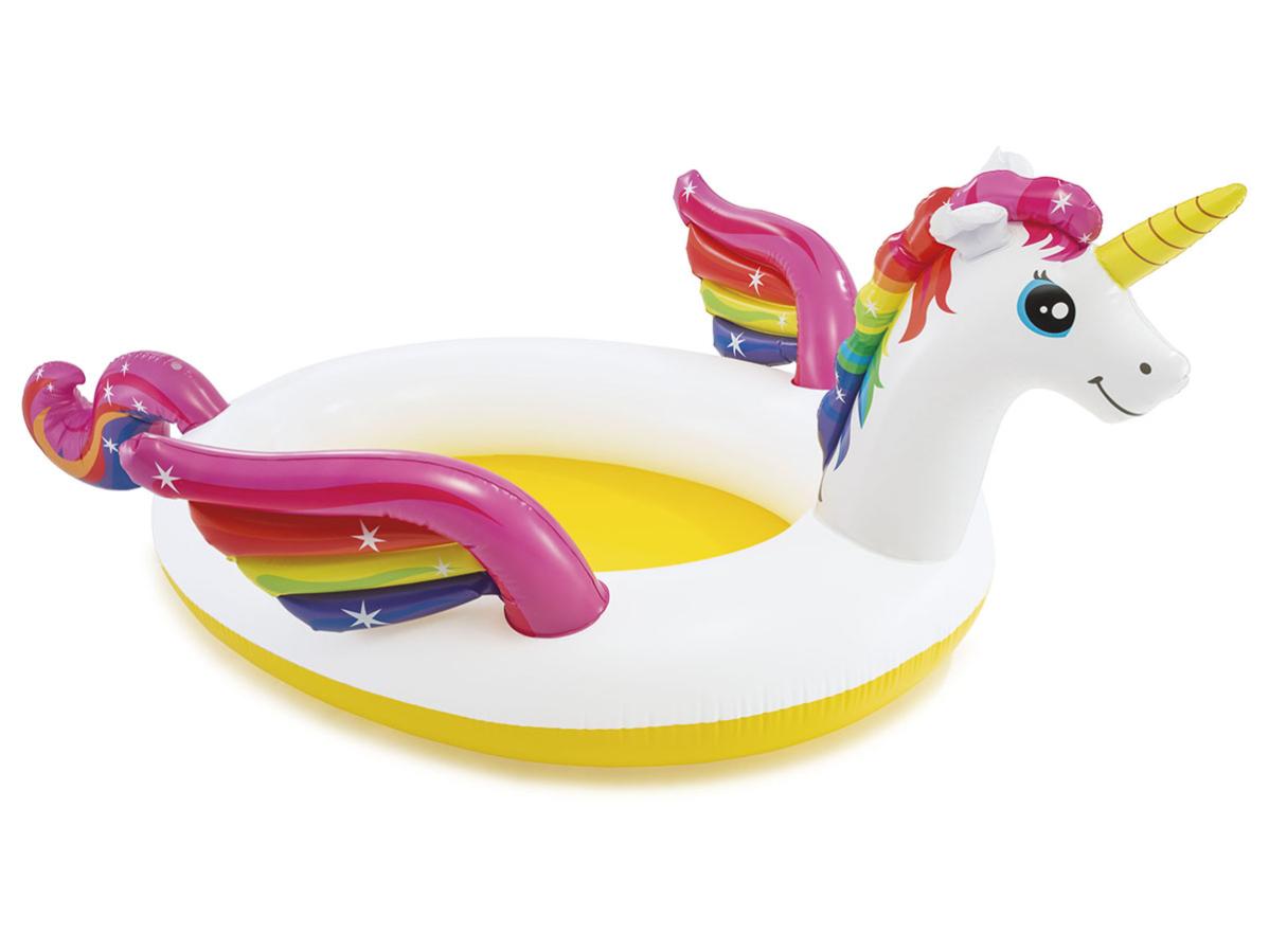Piscina Infantil Con Spray Unicornio