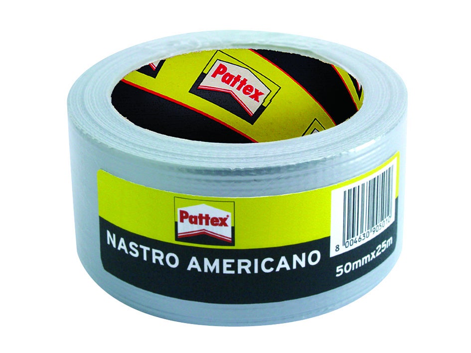 Pattex nastro americano grigio - mm.50h. in rotoli da mt.25