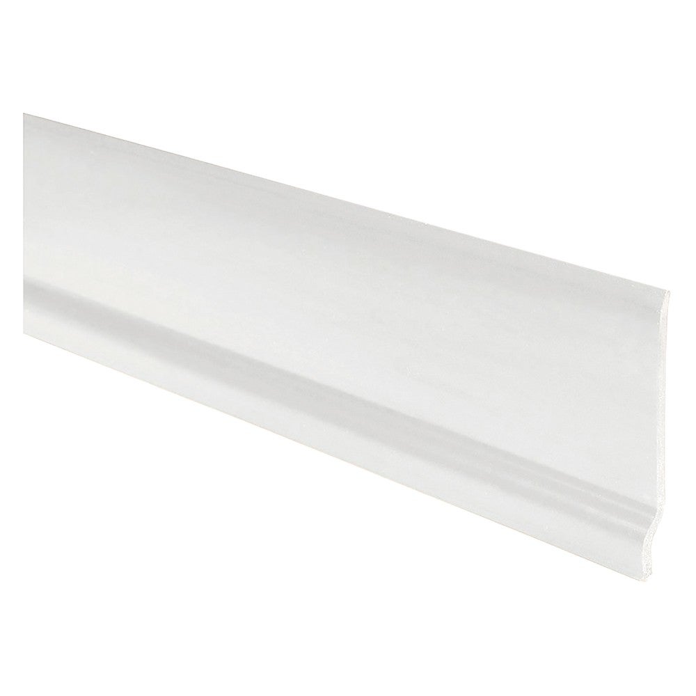 Battiscopa in PVC Espanso Bianco 70X9 MM - 2 MT