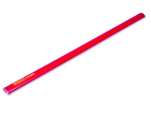 10 Matite Da Falegname Niiyen – Piatte Ottagonali, Legno Naturale, Mina Dura Nera, Rosse, Lunghe 17,5 Cm, Per Professionisti E Fai-da-te