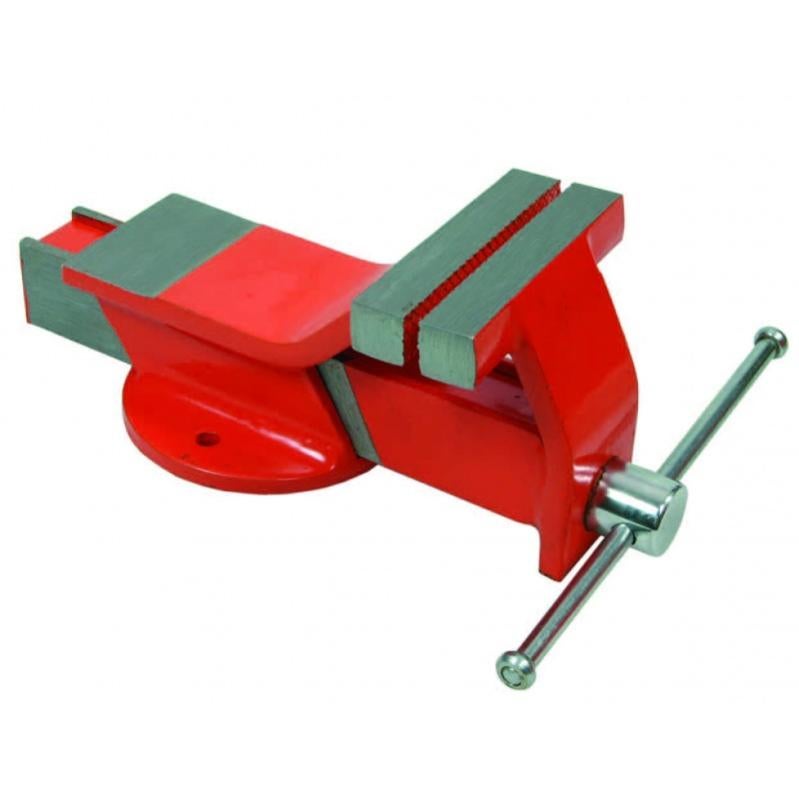 Morsa Da Banco Fissa In Acciaio Valex – Apertura Ganasce 125 Mm – Ideale Per Fai Da Te E Officina