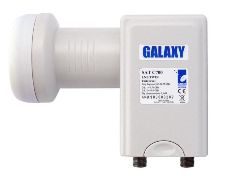 LNB Universale Per Antenna Parabolica | Singolo, DVB-S2, Rumore 0.1dB | Per 8K, 4K, UHD, HDTV