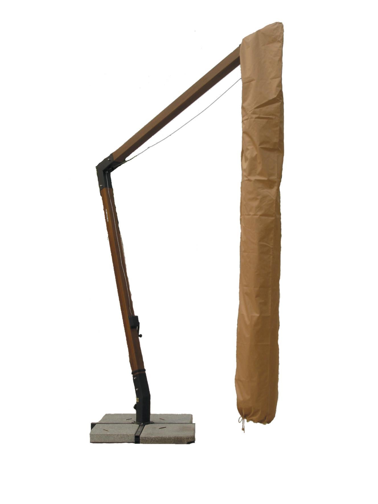 Custodia Ombrellone Decentrato 300x300cm - Beige Impermeabile - Foto 5