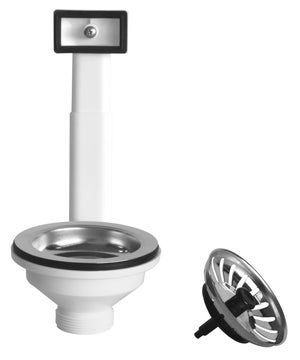 Aflex - Tappo salterello da 39mm per lavabo e Bidet