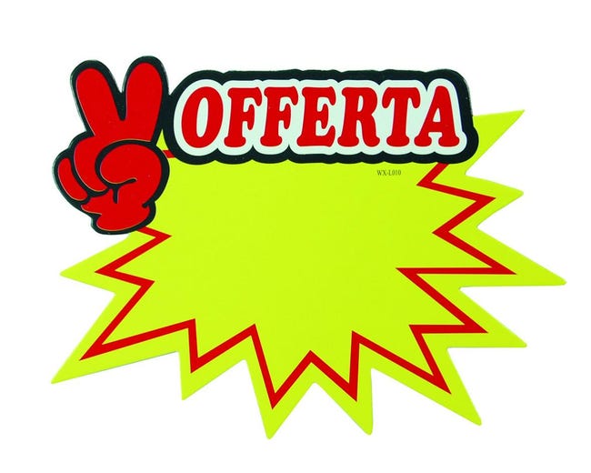 Offerte Pictogram Cartello etichette offerta - mm.170x130 | Leroy Merlin