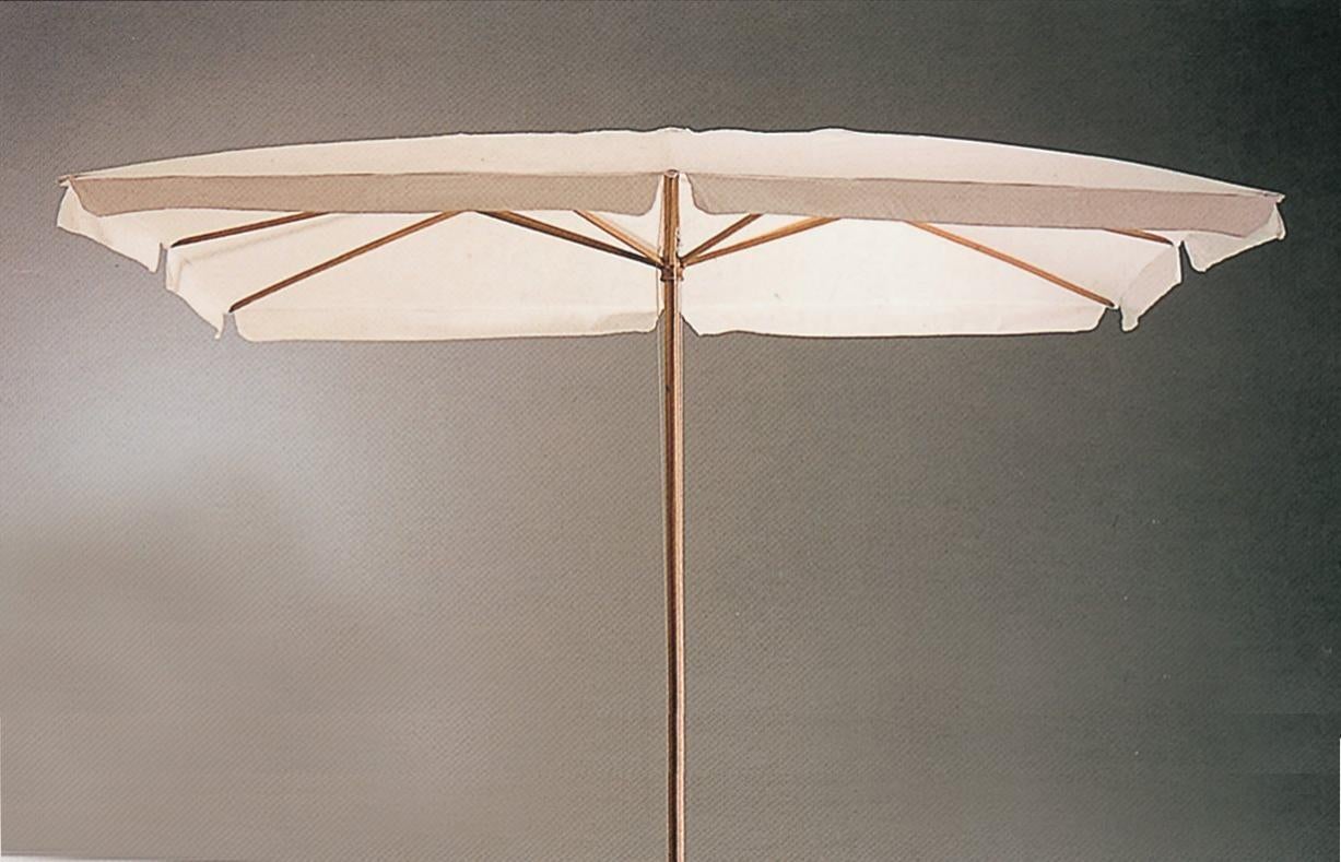 Ombrellone da Giardino 4x4 m Palo 60 mm in Alluminio Bianco Lucido Telo in Poliestere Bianco