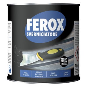 SVERNICIATORE TOGLI ELIMINA VERNICE x METALLO E LEGNO BARATTOLO 750ml  AMBRO-SOL