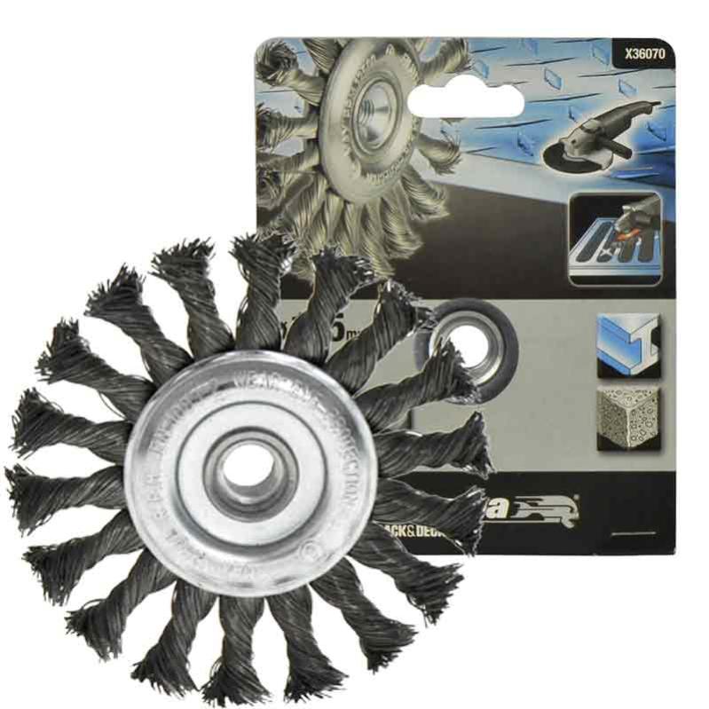 Spazzole In Nylon Abrasivo T80, T100 E T120 Per Smerigliatrici Angolari