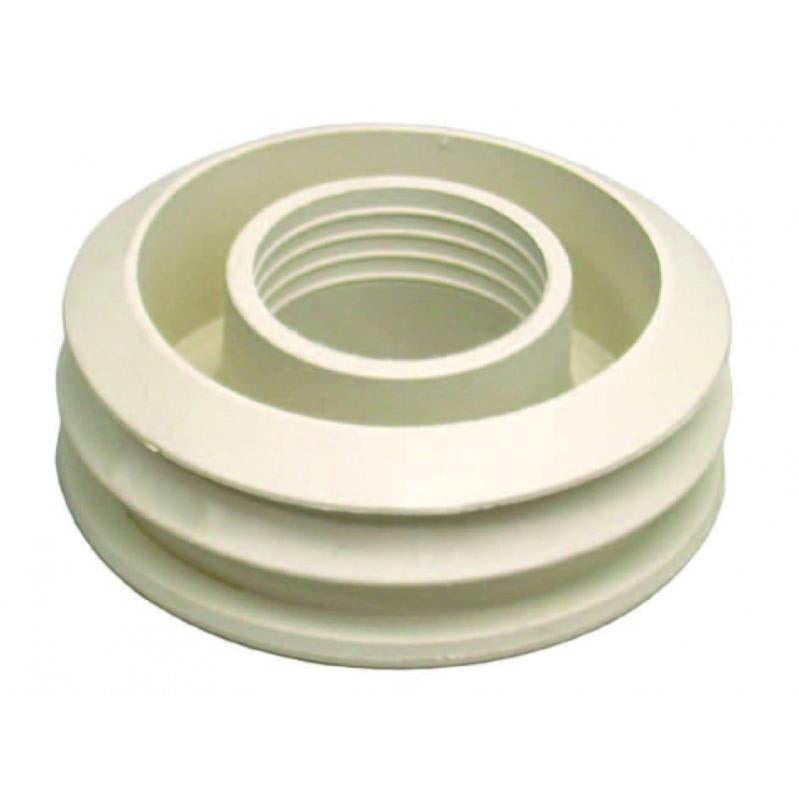 Morsetto Per WC Acquastilla - Diametro Foro 55mm, Per Attacco 40mm, Colore Bianco