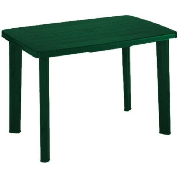 Tavolo Da Giardino Rettangolare In WPC E Alluminio Con Foro Ombrellone - 110x70 Cm - Resistente Alle Intemperie E Antiscivolo - 2