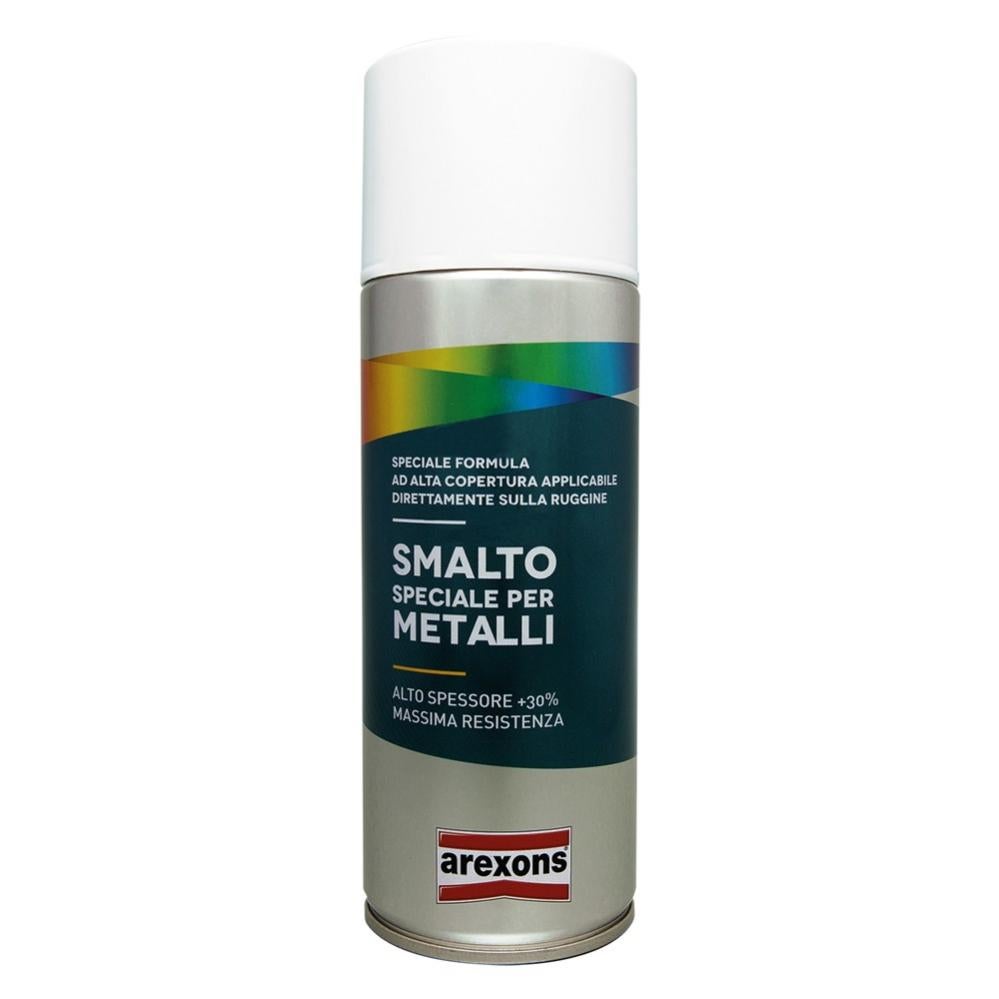 Smalto Spray Radiatore Base Solvente LUXENS Bianco Lucido 0.4 L - Foto 5
