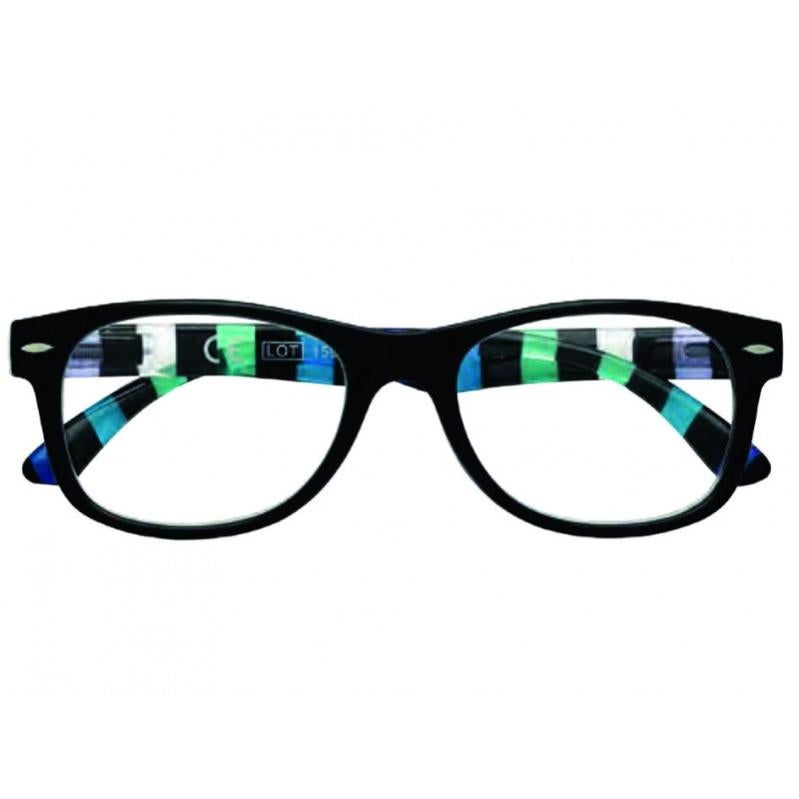 Occhiali lettura montatura policarbonato nero/fantasia blu pr1a | Leroy  Merlin
